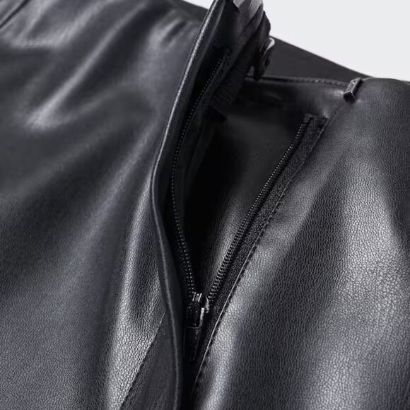 NWT Mango Faux-leather pants - Picture 14 of 14